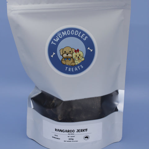 KANGAROO JERKY PIECES (ROO CHEWS)