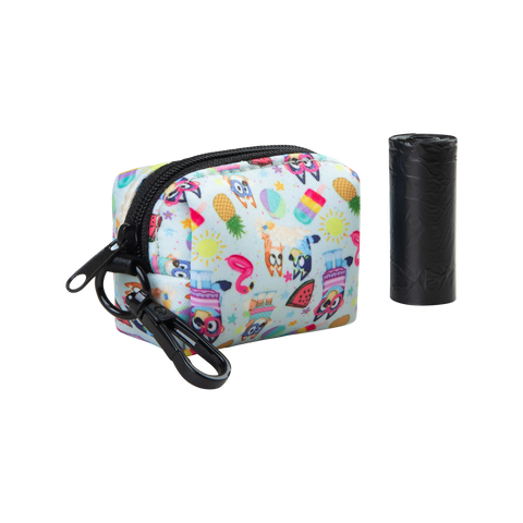 WASTE BAG COVER - BEACH BLUEY