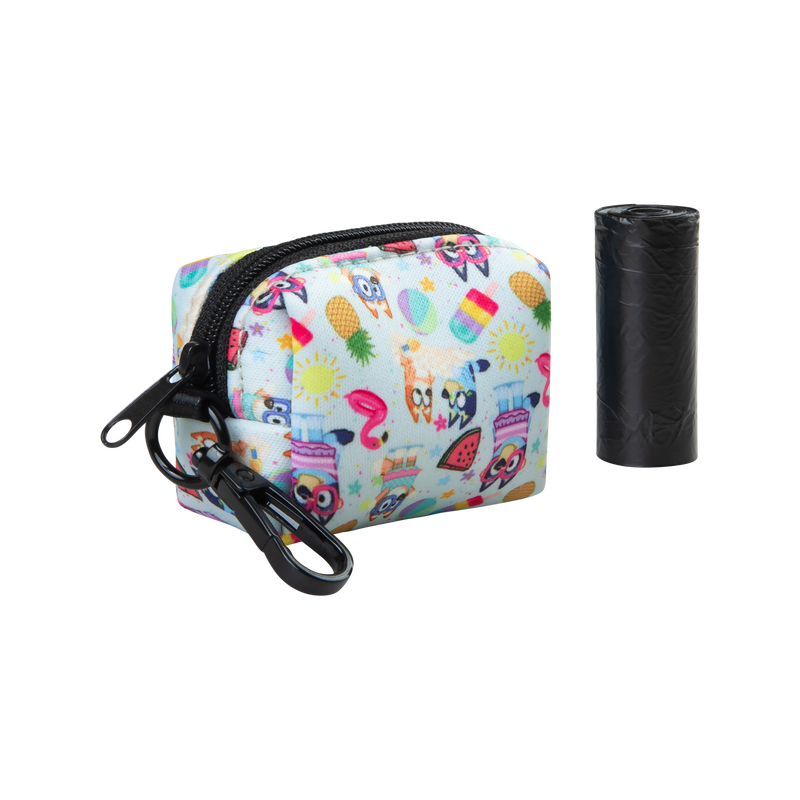 WASTE BAG COVER - BEACH BLUEY