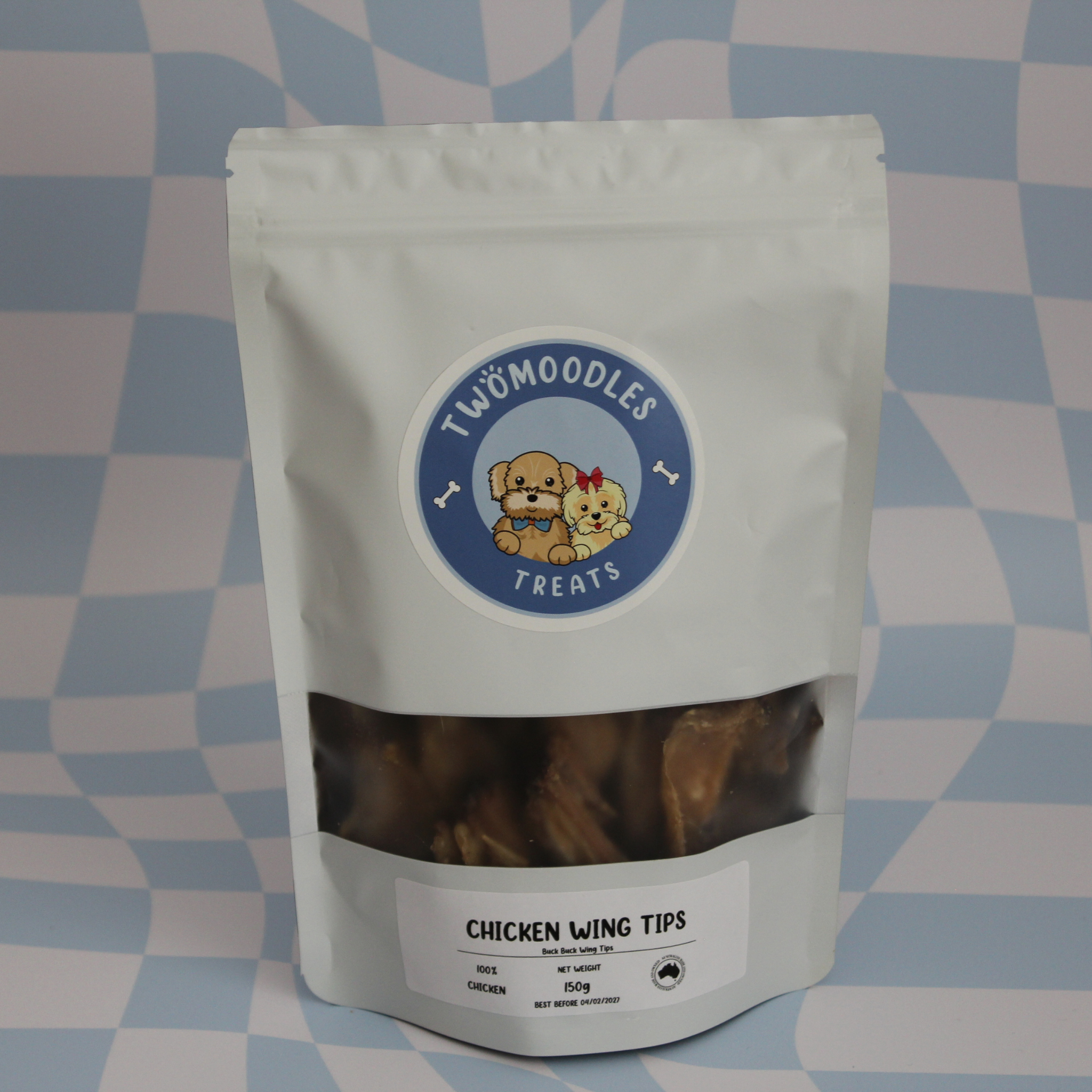 CHICKEN WING TIPS 150G  (BUCK BUCK WING TIPS)