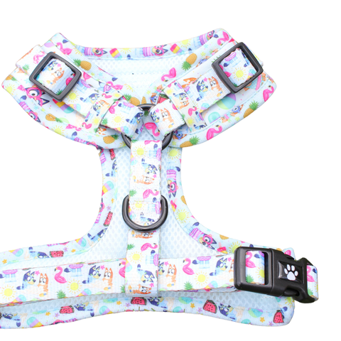 HARNESS ADJUSTABLE - BEACH BLUEY