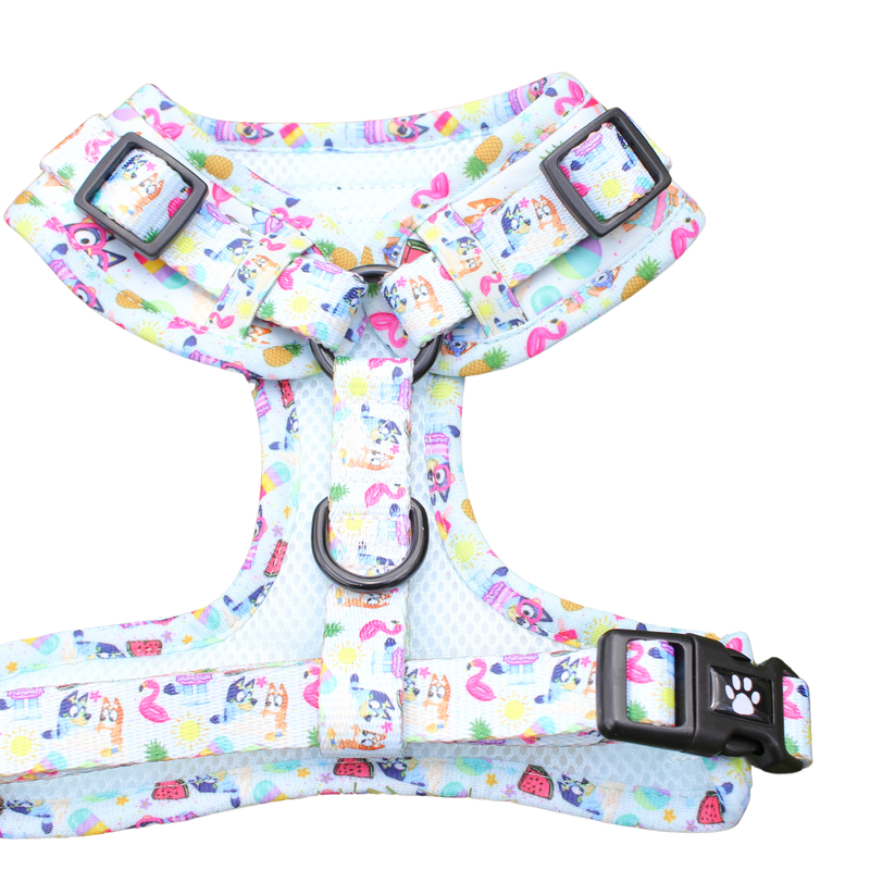 HARNESS ADJUSTABLE - BEACH BLUEY