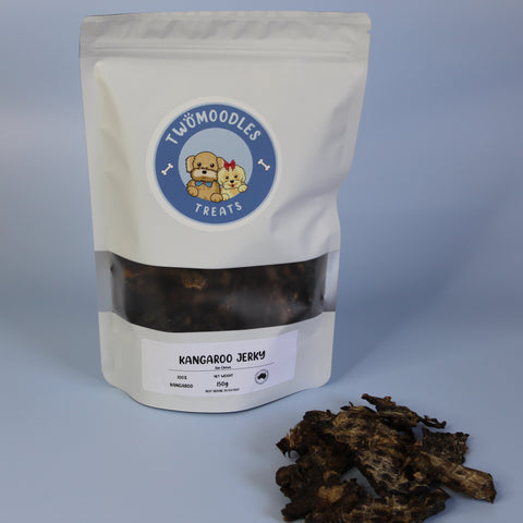 KANGAROO JERKY PIECES (ROO CHEWS)