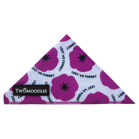 Dog Bandana - Purple Poppy 